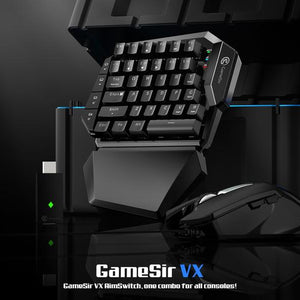 GameSir VX E-sports AimSwitch Wireless Gaming 2.4G Keyboard Mouse Combo For PS4 / PS3 / Switch / Xbox One / PC