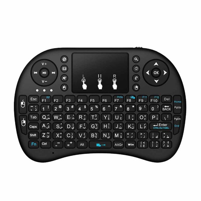 i8 mini Gaming Keyboard with 2.4G Wireless TouchPad for PC