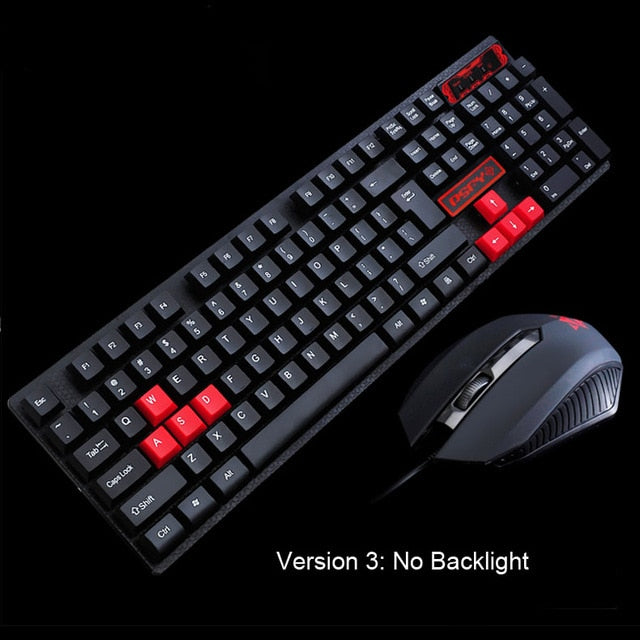 New 104 Keys Gaming Keyboard Mouse Rainbow
