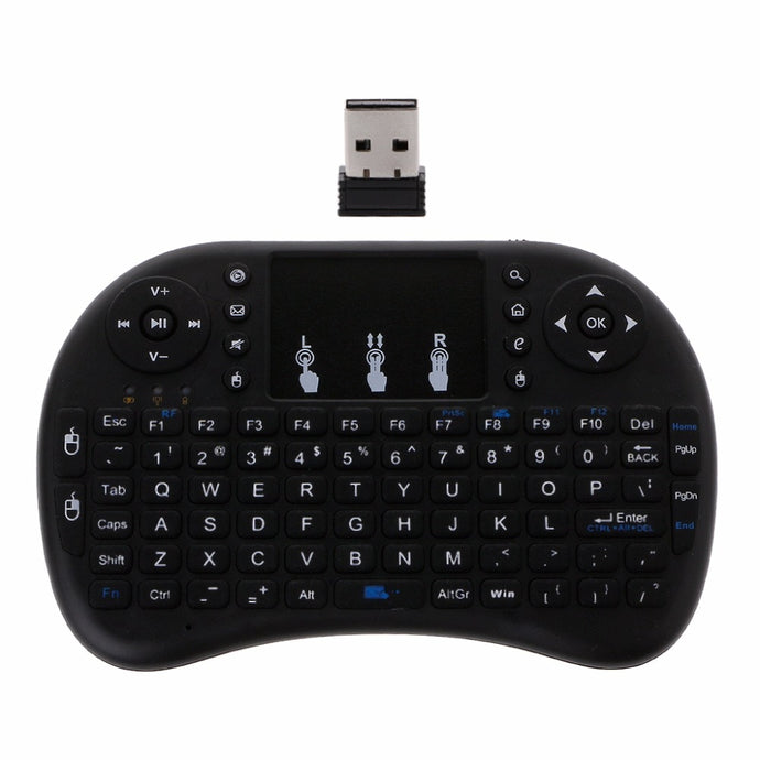 Free shipping English 2.4GHz Wireless i8 Keyboard Touchpad