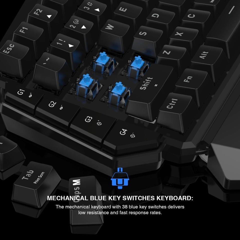 GameSir VX E-sports AimSwitch Wireless Gaming 2.4G Keyboard Mouse Combo For PS4 / PS3 / Switch / Xbox One / PC