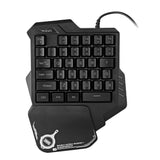 35 Keys One-handed Membrane Keyboard for LOL/PUBG/CF