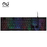 Gaming Keyboard Rainbow Backlit Colorful Keyboard